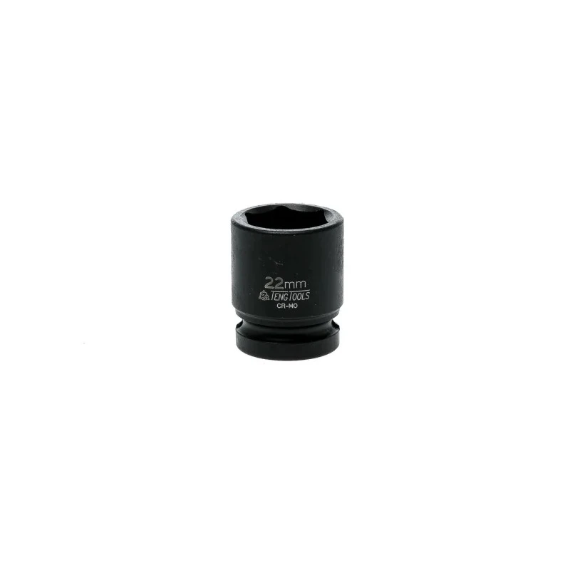 Teng Tools 22 mm 12.7 mm Drive Standard Impact Socket, 32.5 mm Length 920522N
