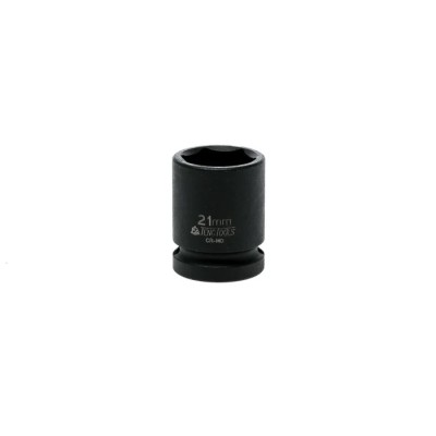 Teng Tools 21 mm 12.7 mm Drive Standard Impact Socket, 31mm Length 920521N1