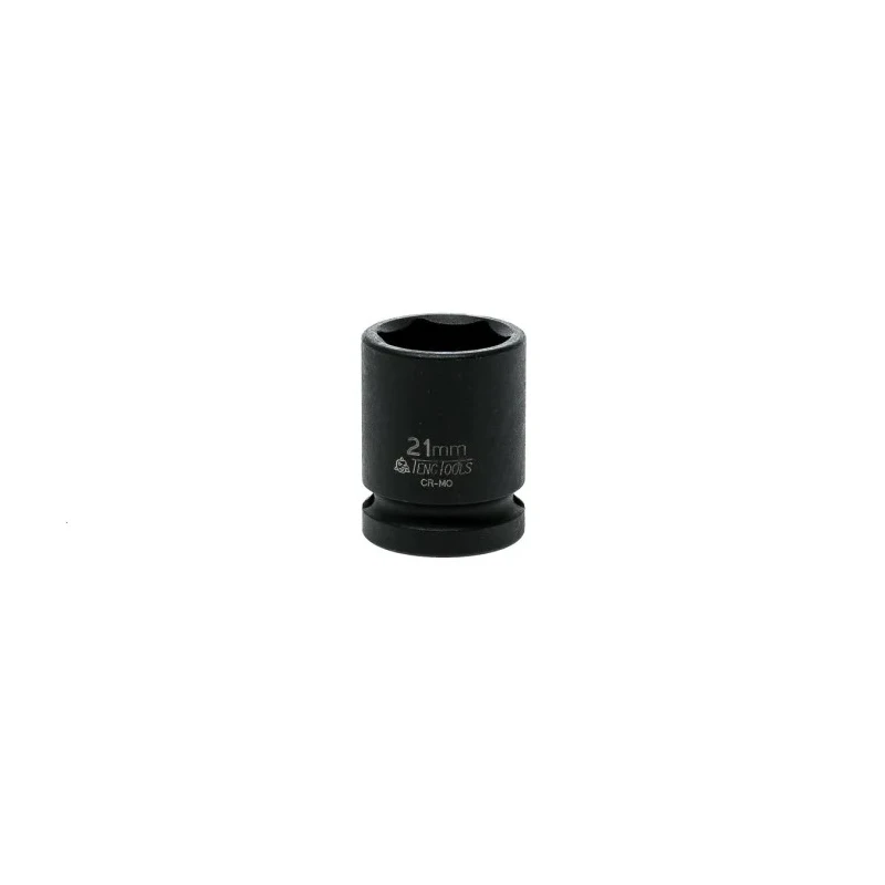 Teng Tools 21 mm 12.7 mm Drive Standard Impact Socket, 31mm Length 920521N1
