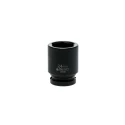 Teng Tools 24 mm 12.7 mm Drive 6 Point Impact Socket, Black Phosphate Finish, 35mm Length 920524N