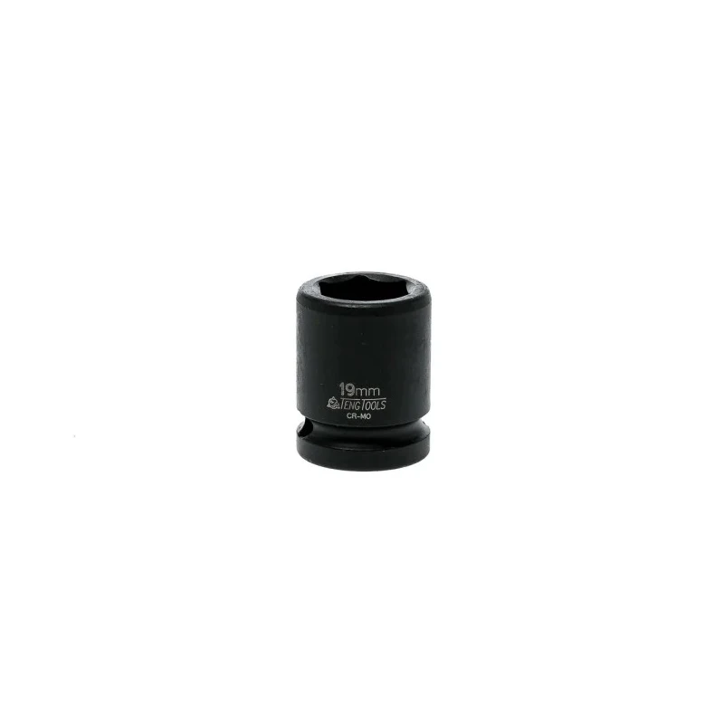 Teng Tools 19 mm 12.7 mm Drive 6 Point Impact Socket, 30 mm Length 920519N1