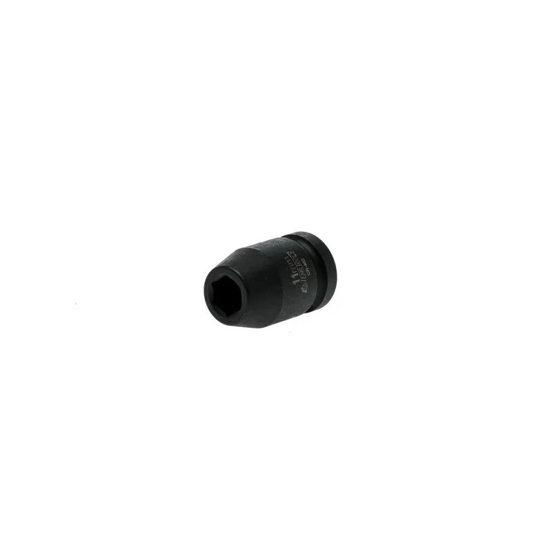 Teng Tools 11 mm 12.7 mm Drive 6 Point Impact Socket, Chrome Molybdenum Steel, Black Phosphate Finish, 25mm Length 920511N