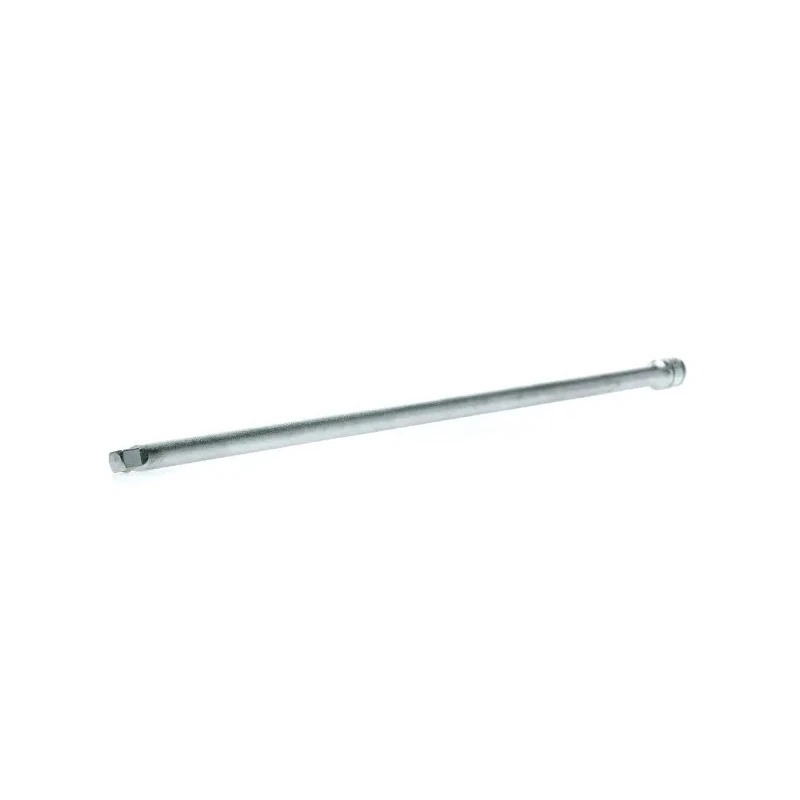 Teng Tools 1/4 in Drive 300mm Overall Length Square Extension Socket Chrome Vanadium Steel Satin Finish M140024-C