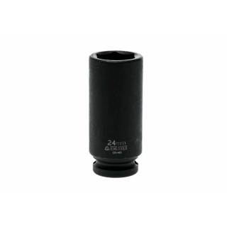 Teng Tools 24 mm 12.7 mm Drive 6 Point Impact Socket Black Phosphate Finish 35mm Length 920624N
