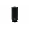 Teng Tools 24 mm 12.7 mm Drive 6 Point Impact Socket Black Phosphate Finish 35mm Length 920624N