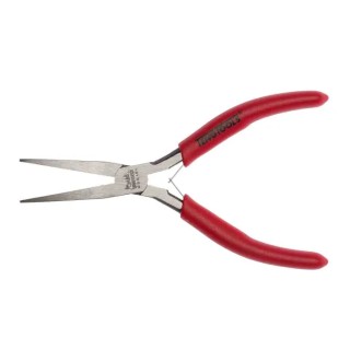 Teng Tools Mini Flat Nose Plier High Carbon Steel 140mm Overall Length, 15mm Jaw MBM464