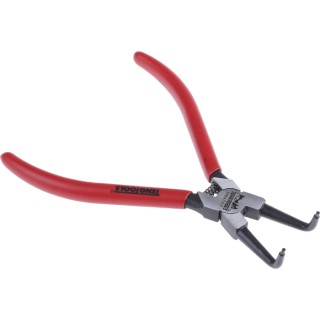 Teng Tools 1-Piece Circlip Plier, 7in Overall Length, Bent Nose, 29mm Jaw MB471-7