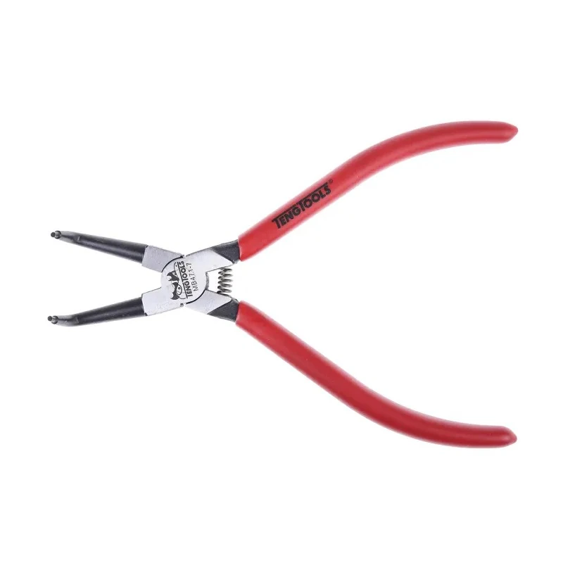 Teng Tools 1-Piece Circlip Plier, 7in Overall Length, Bent Nose, 29mm Jaw MB471-7