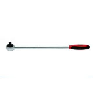 Teng Tools 1/2 in Drive Ratchet with Ratchet Handle, Chrome Finish, 46mm Overall Length 1200L