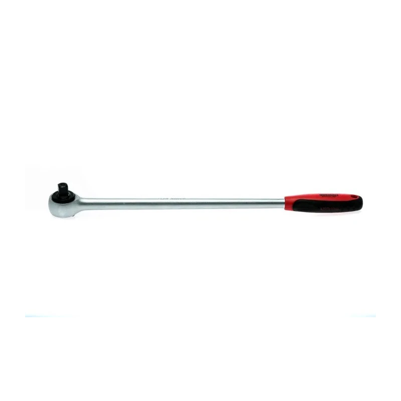 Teng Tools 1/2 in Drive Ratchet with Ratchet Handle, Chrome Finish, 46mm Overall Length 1200L