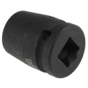 Teng Tools 17 mm 12.7 mm Drive 6 Point Impact Socket, 30 mm Length 920517N1