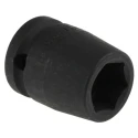 Teng Tools 17 mm 12.7 mm Drive 6 Point Impact Socket, 30 mm Length 920517N1