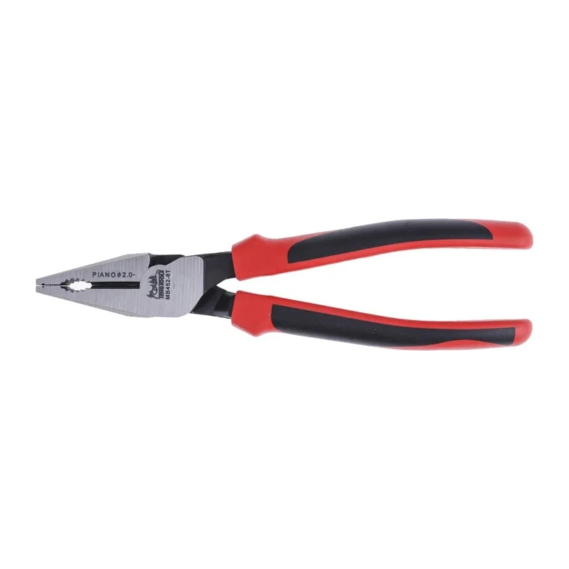 Teng Tools Combination Plier Serrated, 8in Overall, VDE/1000V Approved, 22mm Jaw ESD Safe MB452-8T