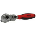 Teng Tools 1/2 in Drive Fine Tooth Stubby Flex Head Ratchet with Ratchet Handle, 44mm Overall Length 1200-72SN