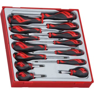 Teng Tools Slotted Standard Screwdriver Set, 14-Piece TTD914N