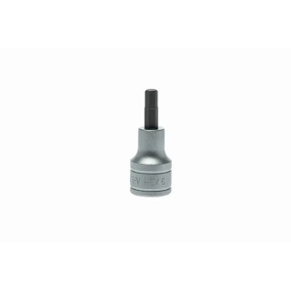 Teng Tools 1/2 in Drive 6 mm Bit Socket Chrome Alloy Steel Square Drive 22mm Overall Length M121506-C