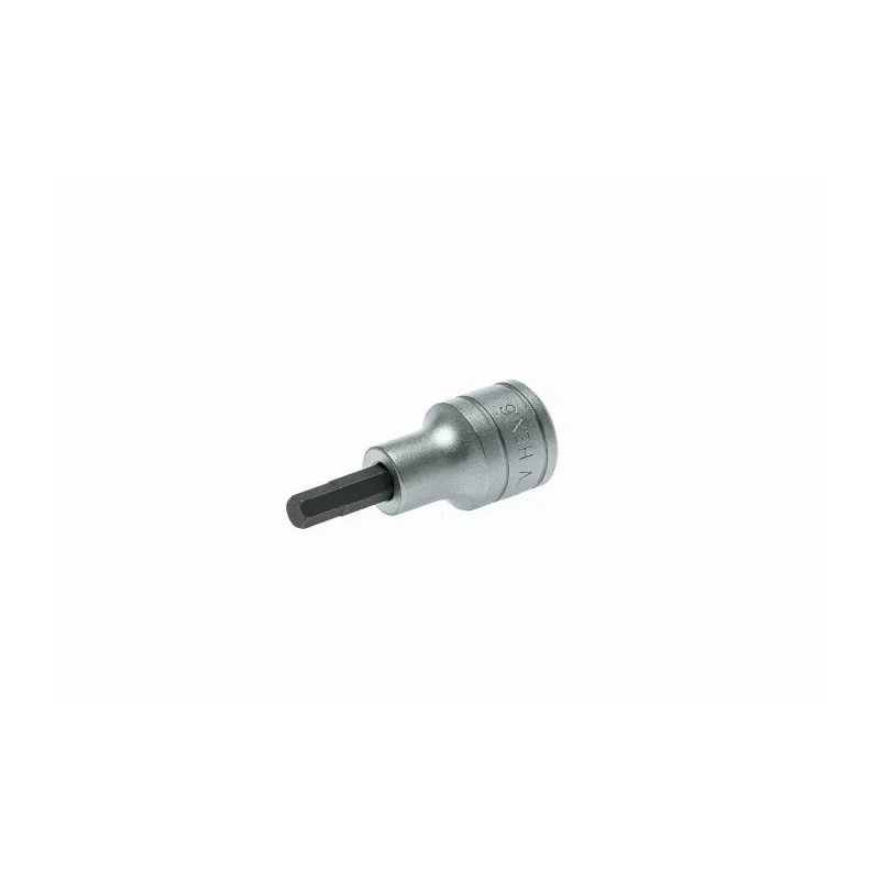 Teng Tools 1/2 in Drive 6 mm Bit Socket Chrome Alloy Steel Square Drive 22mm Overall Length M121506-C