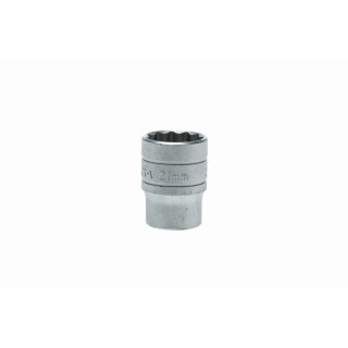 Teng Tools 1/2 in Drive 21 mm 12 Point Bi-Hexagon Chrome Vanadium Socket 38mm Overall Length M120521-C