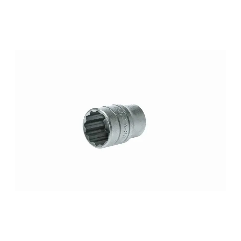Teng Tools 1/2 in Drive 21 mm 12 Point Bi-Hexagon Chrome Vanadium Socket 38mm Overall Length M120521-C