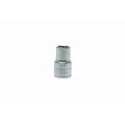 Teng Tools 12 mm 12 Point Bi-Hexagon Socket 1/2 in Drive, Satin Finish, 38mm Overall Length M120512-C