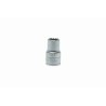 Teng Tools 12 mm 12 Point Bi-Hexagon Socket 1/2 in Drive, Satin Finish, 38mm Overall Length M120512-C