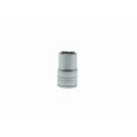 Teng Tools 1/2 in Drive 14 mm 12 Point Bi-Hexagon Chrome Vanadium Steel Socket, Satin Finish, 38mm Overall Length M120514-C