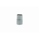 Teng Tools 1/2 in Drive 16 mm 12 Point Bi-Hexagon Socket, Satin Finish, 38mm Overall Length M120516-C