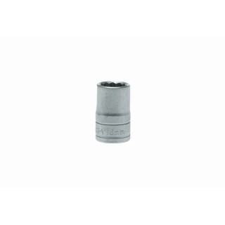Teng Tools 1/2 in Drive 16 mm 12 Point Bi-Hexagon Socket, Satin Finish, 38mm Overall Length M120516-C
