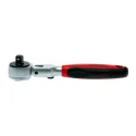 Teng Tools 1/4 in Ratchet with Ratchet Handle, Flexible Head, 173mm Overall Length 1400-72SN