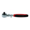 Teng Tools 1/4 in Ratchet with Ratchet Handle, Flexible Head, 173mm Overall Length 1400-72SN