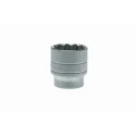 Teng Tools 1/2 in Drive 29 mm 12 Point Bi-Hexagon Socket, Satin Finish, 43mm Overall Length M120529-C