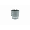 Teng Tools 1/2 in Drive 29 mm 12 Point Bi-Hexagon Socket, Satin Finish, 43mm Overall Length M120529-C
