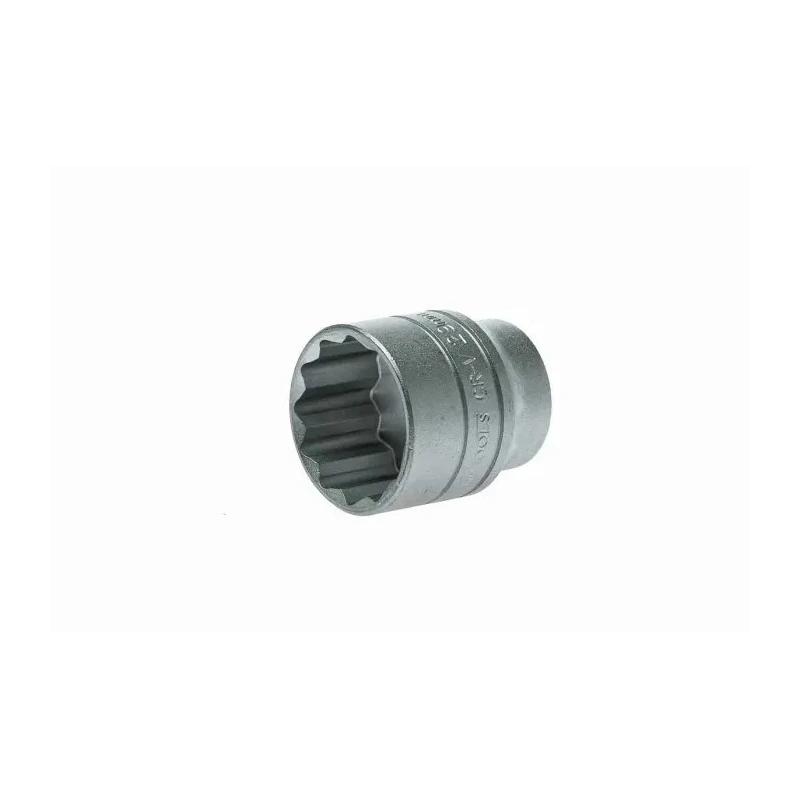 Teng Tools 1/2 in Drive 29 mm 12 Point Bi-Hexagon Socket, Satin Finish, 43mm Overall Length M120529-C