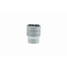 Teng Tools Socket 1/2 in Drive 24 mm 12 Point Bi-Hexagon Satin Finish 40mm Overall Length M120524-C