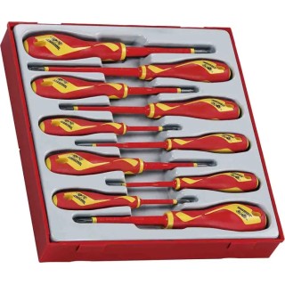 Teng Tools Insulated Screwdriver Set 10-Piece, 1000 Volt Rated TTDV910N