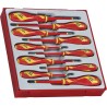 Teng Tools Insulated Screwdriver Set 10-Piece, 1000 Volt Rated TTDV910N