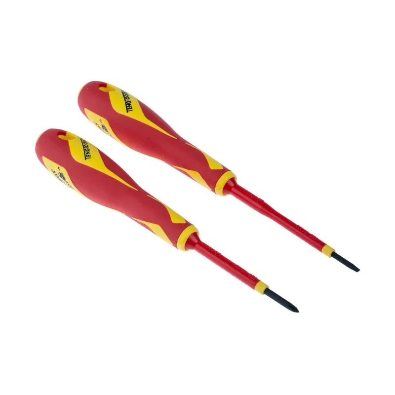 Teng Tools Insulated Screwdriver Set 10-Piece, 1000 Volt Rated TTDV910N