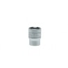 Teng Tools 1/2 in Drive 21 mm 6 Point Bi-Hexagon Socket 38 mm Overall Length M1205216-C
