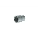Teng Tools 1/2 in Drive 21 mm 6 Point Bi-Hexagon Socket 38 mm Overall Length M1205216-C