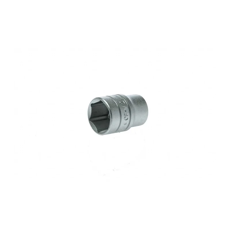 Teng Tools 1/2 in Drive 21 mm 6 Point Bi-Hexagon Socket 38 mm Overall Length M1205216-C