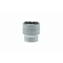Teng Tools 1/2 in Drive 30 mm 12 Point Bi-Hexagon Satin Finish Socket 43mm Overall Length M120530-C