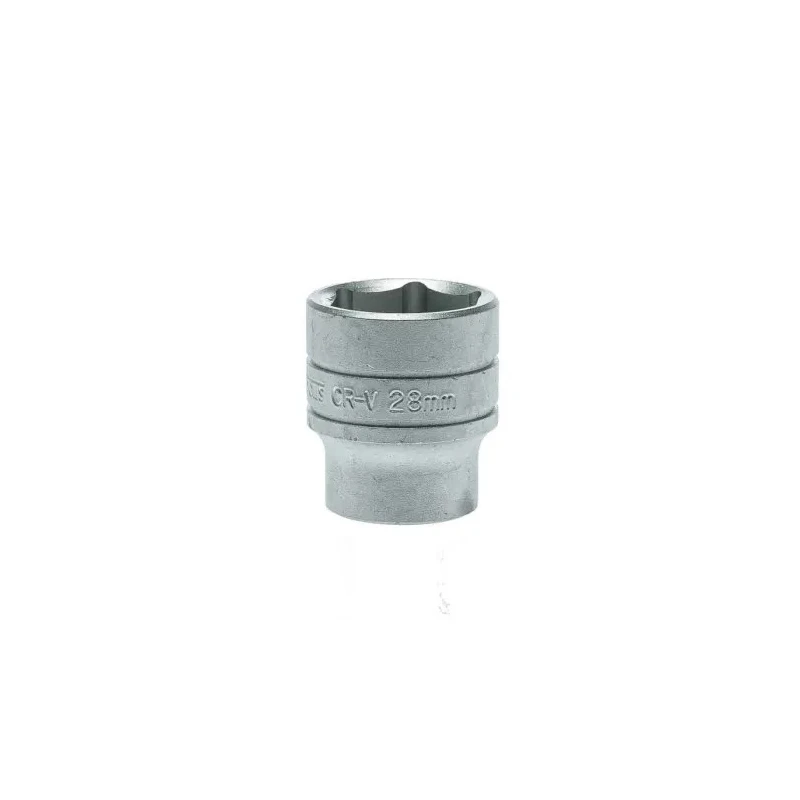 Teng Tools 1/2 in Drive 28 mm 6 Point Bi-Hexagon Chrome Vanadium Socket M1205286-C