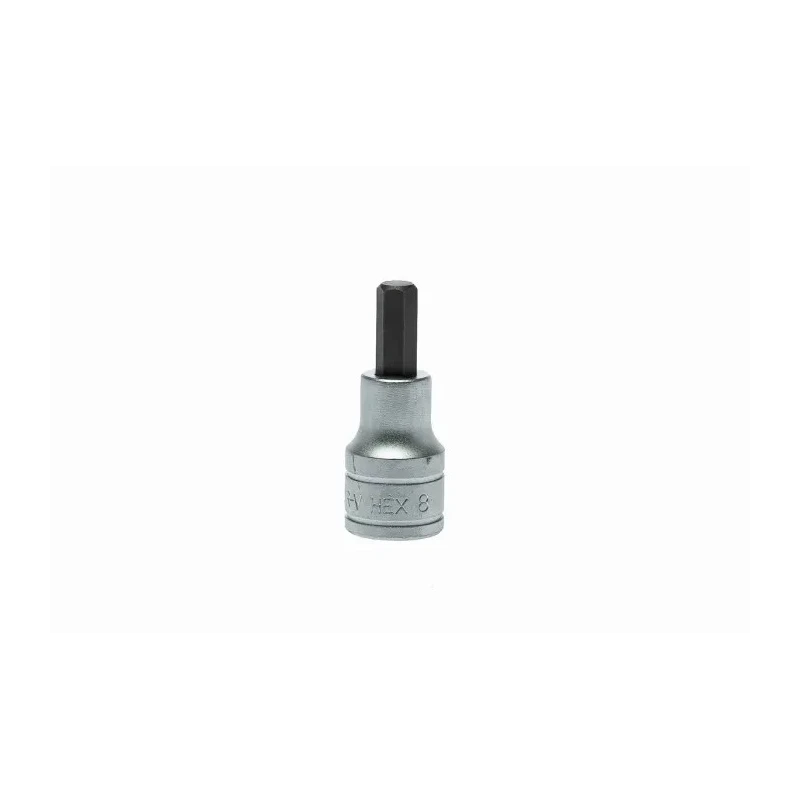 Teng Tools 1/2 in Drive 8 mm Bit Socket Square Drive Alloy Steel Chrome Finish M121508-C