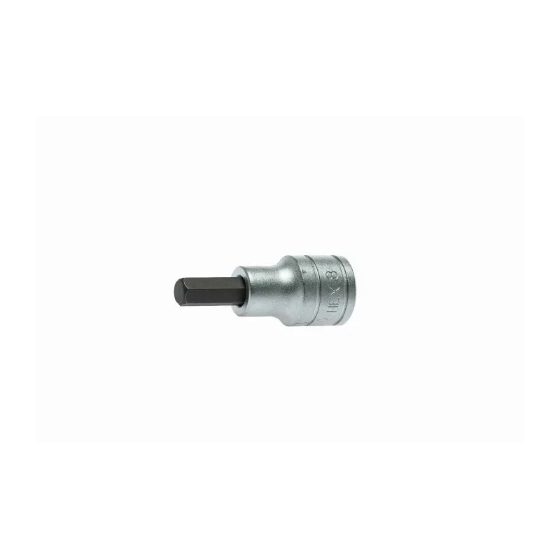 Teng Tools 1/2 in Drive 8 mm Bit Socket Square Drive Alloy Steel Chrome Finish M121508-C