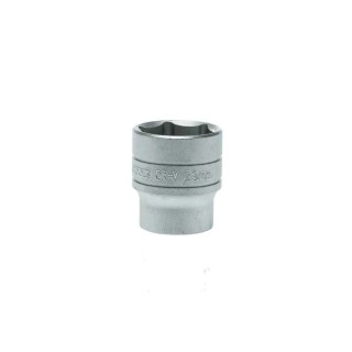 Teng Tools 1/2 in Drive 29 mm 6 Point Bi-Hexagon Socket, Chrome Vanadium Steel, Satin Finish, 43mm Overall Length M1205296-C