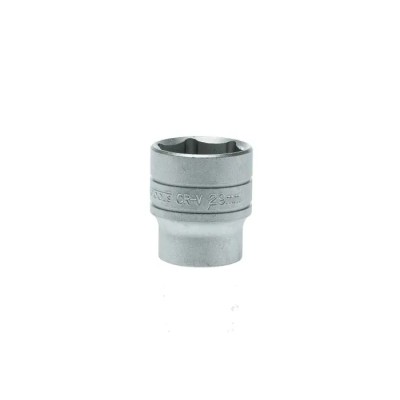 Teng Tools 1/2 in Drive 29 mm 6 Point Bi-Hexagon Socket, Chrome Vanadium Steel, Satin Finish, 43mm Overall Length M1205296-C