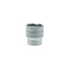 Teng Tools 1/2 in Drive 29 mm 6 Point Bi-Hexagon Socket, Chrome Vanadium Steel, Satin Finish, 43mm Overall Length M1205296-C