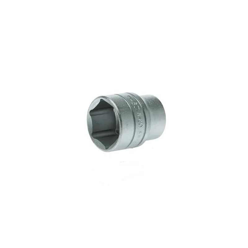 Teng Tools 1/2 in Drive 29 mm 6 Point Bi-Hexagon Socket, Chrome Vanadium Steel, Satin Finish, 43mm Overall Length M1205296-C