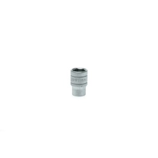Teng Tools 1/4 in Drive 11 mm 6 Point Bi-Hexagon Socket, Chrome Vanadium Steel, Satin Finish, 25mm Overall Length M140511-C