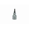 Teng Tools 1/2 in Drive TPX25 Bit Socket, Square Drive, Alloy Steel, 22mm Length TPX25